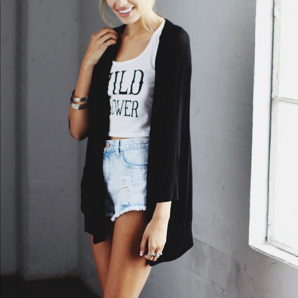 Black Boyfriend Cardigan